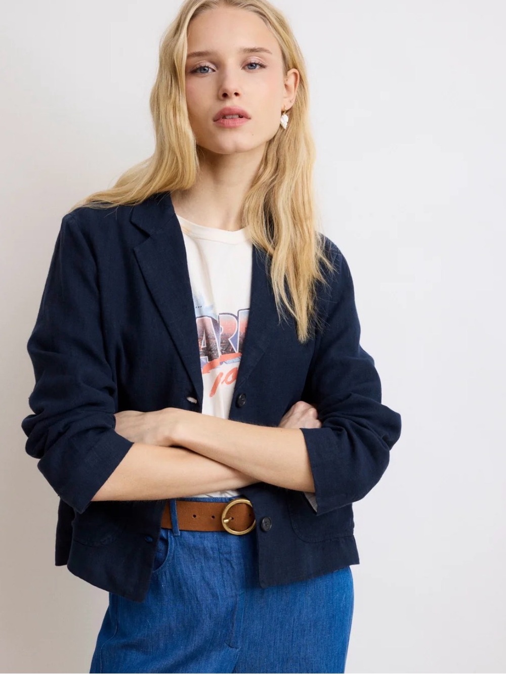 Hartford Vizir Linen jacket fr 2 - med